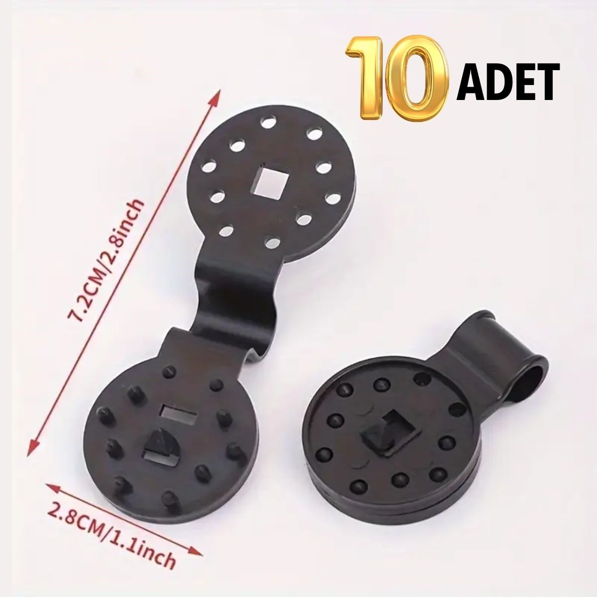 Go İthalat 10 Adet G&uuml;neşli̇k Fi̇lesi̇ Sabi̇tleme Kli̇psleri̇, G&ouml;lgeli̇k Bezi̇ Ve Brandalar İ&ccedil;i̇n Dayanıklı