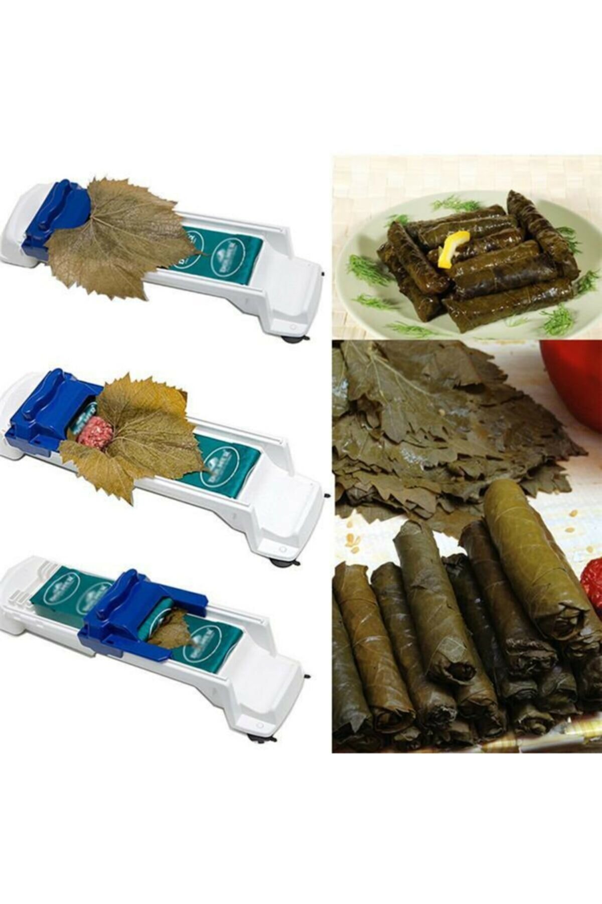 3 Kademeli Kalınlık Ayarlı Pratik Yaprak Sarma Makinesi (4401)