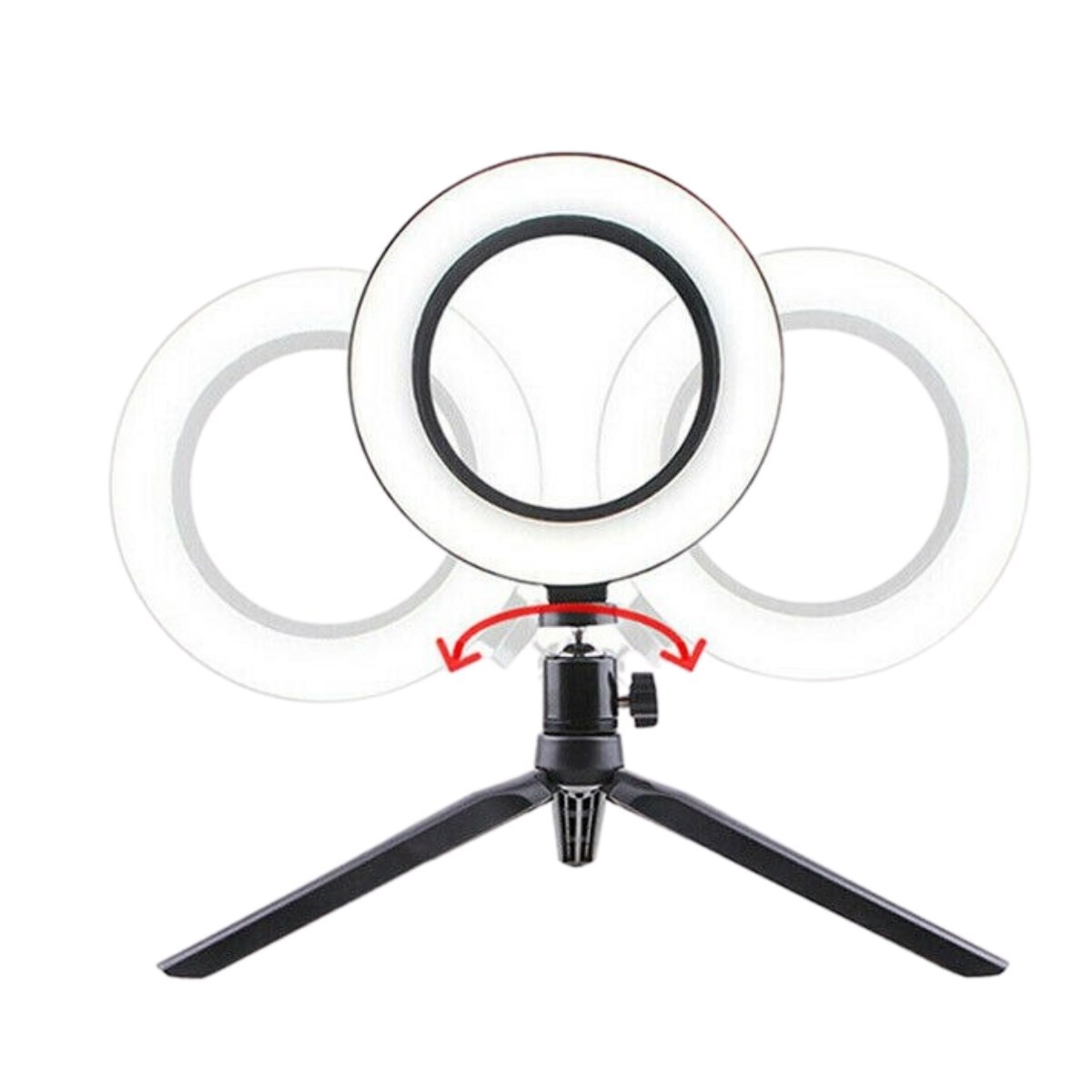 10inç 26cm Youtube Instagram Tiktok Selfie Stüdyo Video Fotoğraf Ring Light Tripod Led Halka Işık (4401)
