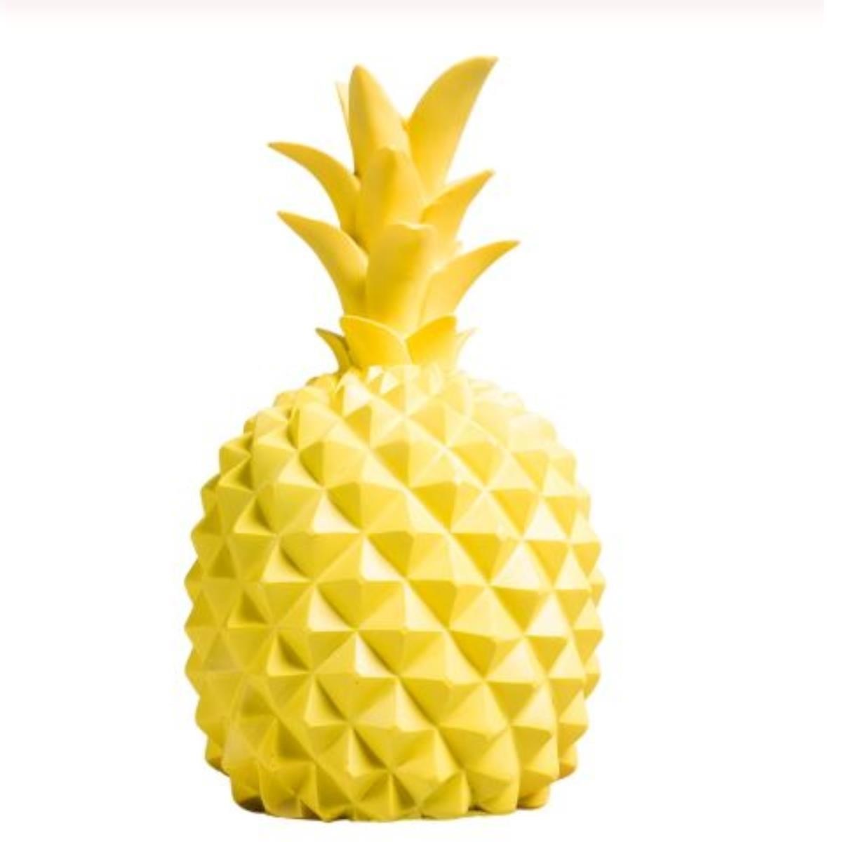 Ananas Şeklinde Desenli Büyük Boy Pilli Masa ve Gece Lambası (4401)
