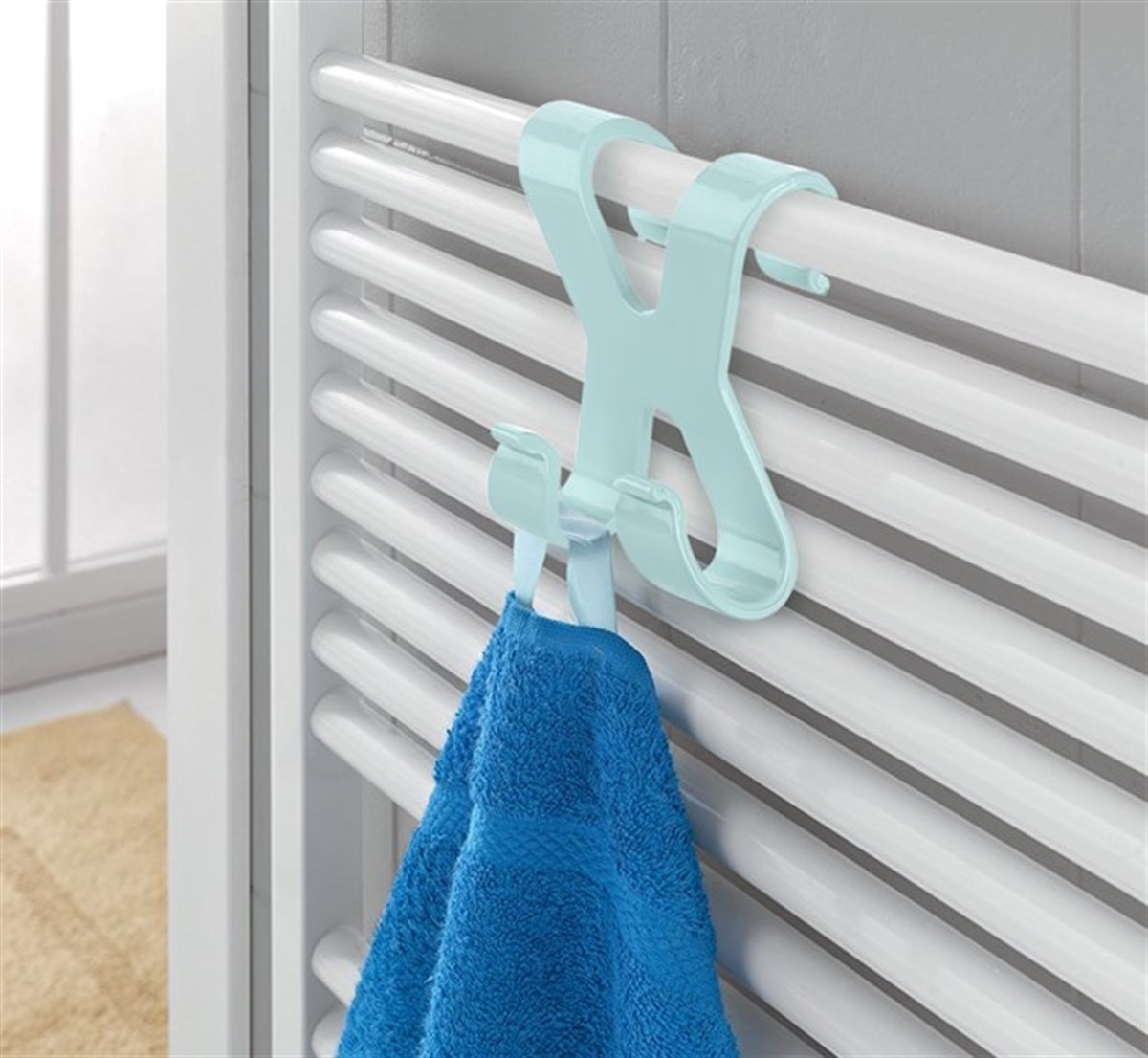 Hang it Pratik Kolay Taşımabilir Havlupan 2 Kancalı Banyo Askısı (4401)