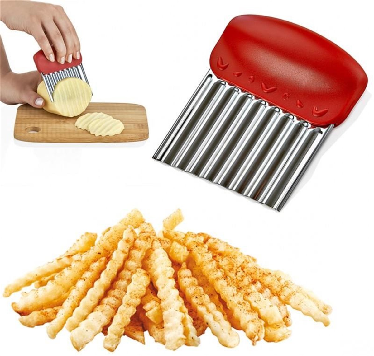 Pratik Kolay Patates Meyve Ve Sebze Dilimleyici Doğrama Bıçağı (4401)