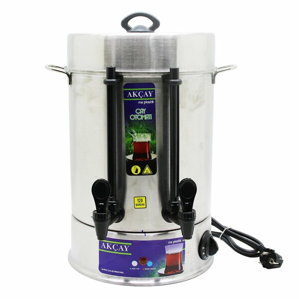 120 Bardak Kapasiteli Çay Otomatı Semaver Elektrikli Çay Makinesi (4401)