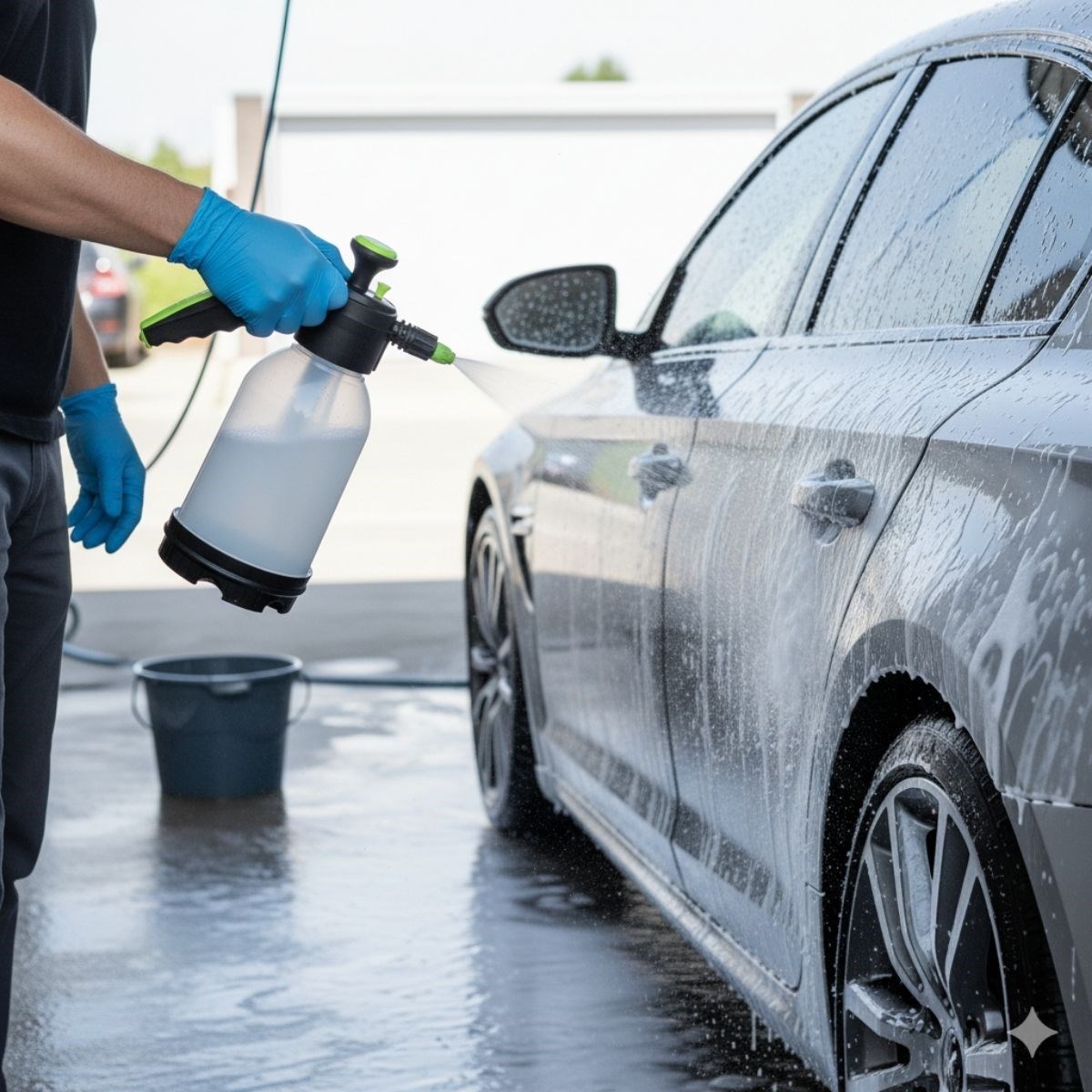 Go İthalat 2 Başlıklı Oto K&ouml;p&uuml;k, Su P&uuml;sk&uuml;rtme Ve Bi̇tki̇ Bakım Sulama Aleti̇ Oto Yıkama Spreyi̇ 2 Li̇tre