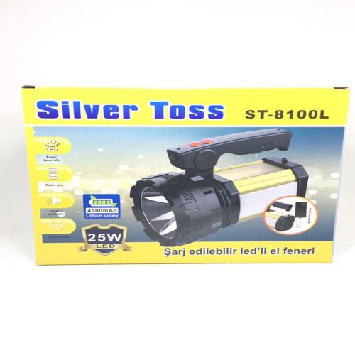 Go İthalat 25W Şarj Edi̇lebi̇li̇r Ledli̇ El Feneri̇ Usb &Ccedil;ıkışlı (4457)