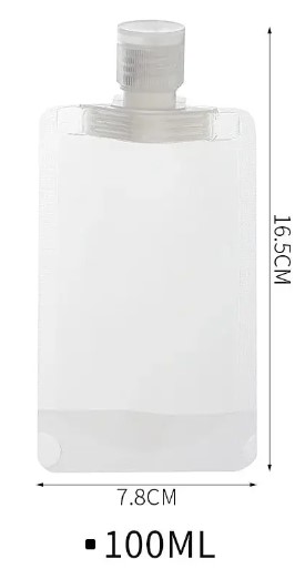 Go İthalat 3 Adet 100Ml Krem Şampuan Kabı Tekrar Kullanılabi̇li̇r Set (4457)