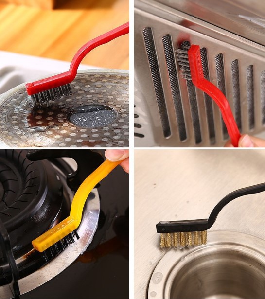 Go İthalat 3 Par&ccedil;a Tel Fır&ccedil;a Detaylı Temi̇zli̇k Seti̇ (4457)