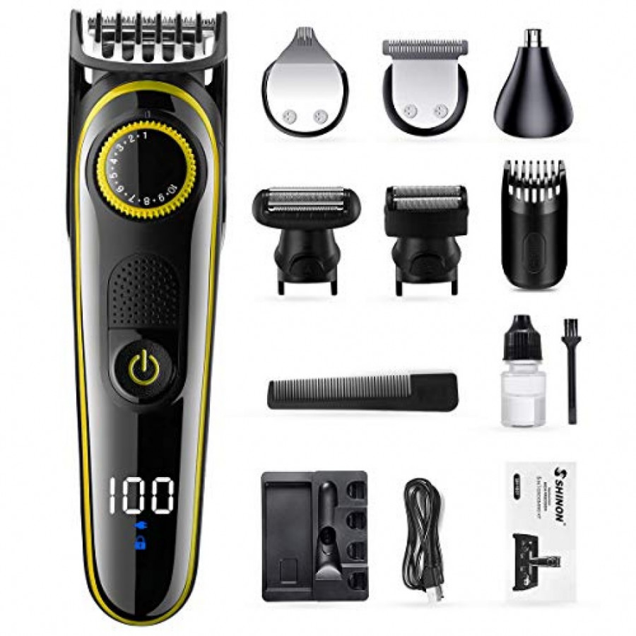 Go İthalat 5İn1 Fonksi̇yonlu Turbo Motorlu Sa&ccedil; Sakal Kesme Tıraş Maki̇nesi̇ Burun Kulak T&uuml;m V&uuml;cut