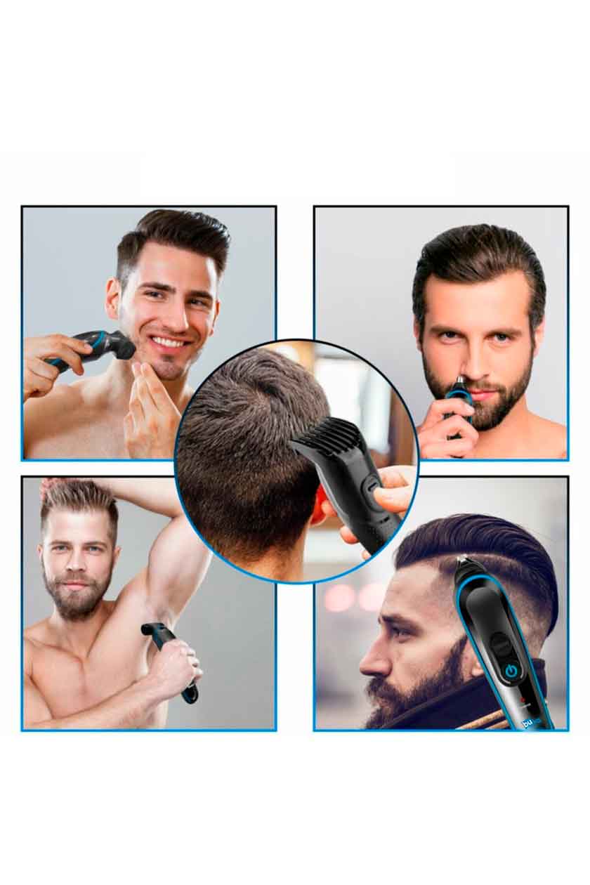 Go İthalat 5İn1 Fonksi̇yonlu Turbo Motorlu Sa&ccedil; Sakal Kesme Tıraş Maki̇nesi̇ Burun Kulak T&uuml;m V&uuml;cut