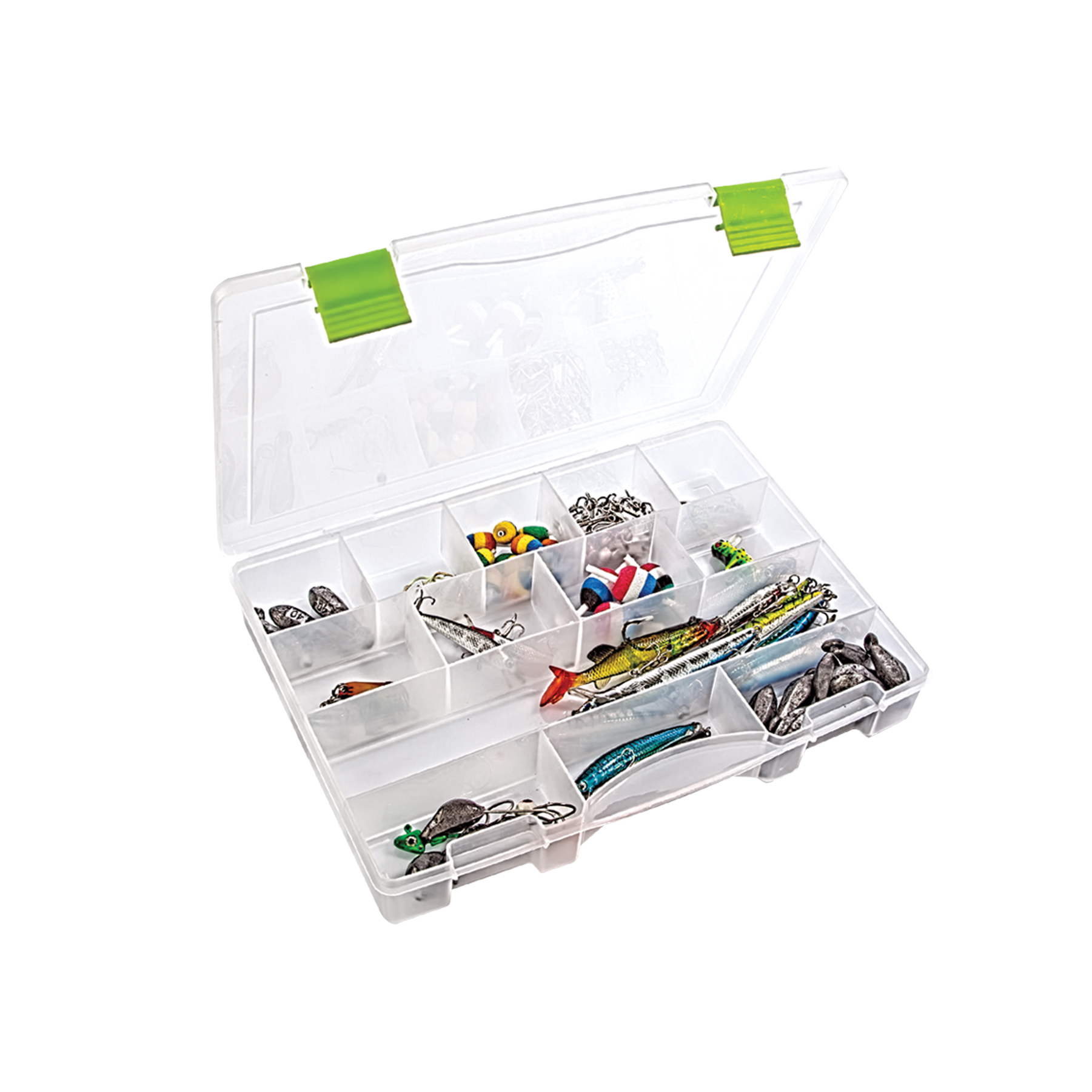 Slim Organizer  Alet Çantası -Vida Olta Çivi Boncuk Yüzük Küpe Kutusu - 13 Gözlü (4401)