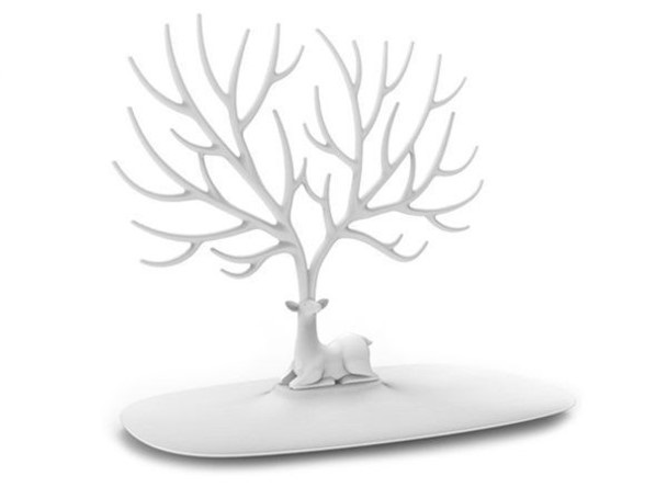 Go İthalat Beyaz Geyi̇k Tasarımlı Takı M&uuml;cevher Standı (4457)