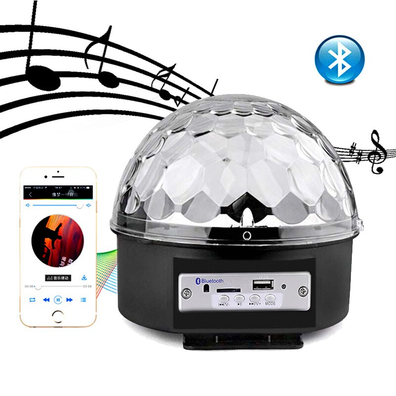Bluetooth Sd Aux Usb Led Disko Lamba Topu Speaker (4401)