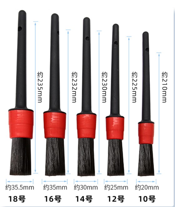 Go İthalat Araba Temi̇zli̇k Detay Fır&ccedil;ası 5Li̇ Set (4457)