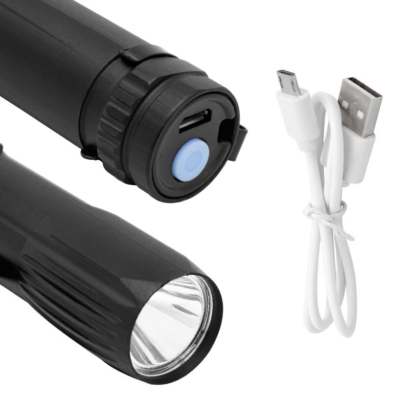 MX-X8 300 Metre Menzilli USB Şarjlı El Feneri İçerik