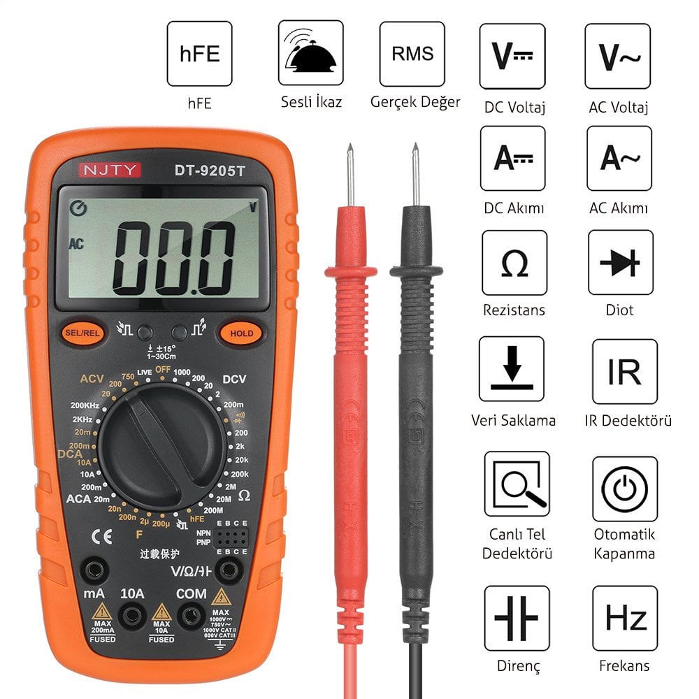  Dijital Ölçü Aleti PM-6089