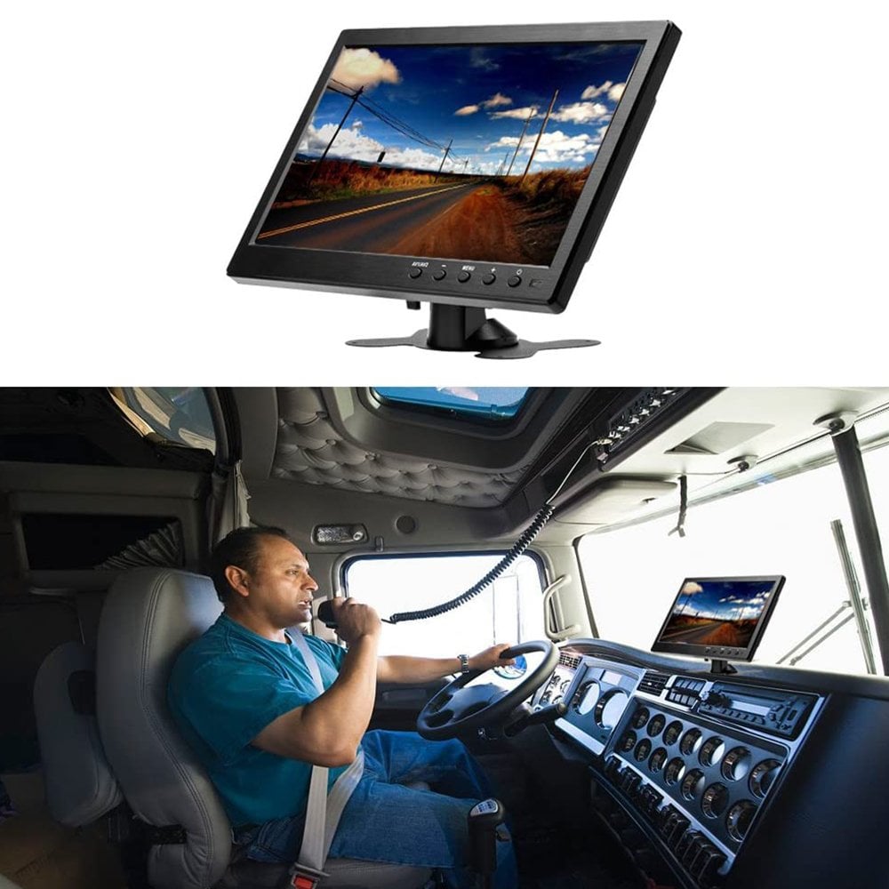  HDMI-VGA-BNC-USB Girişli 12 Volt Çıkışlı 10.1 Monitör PM-6092
