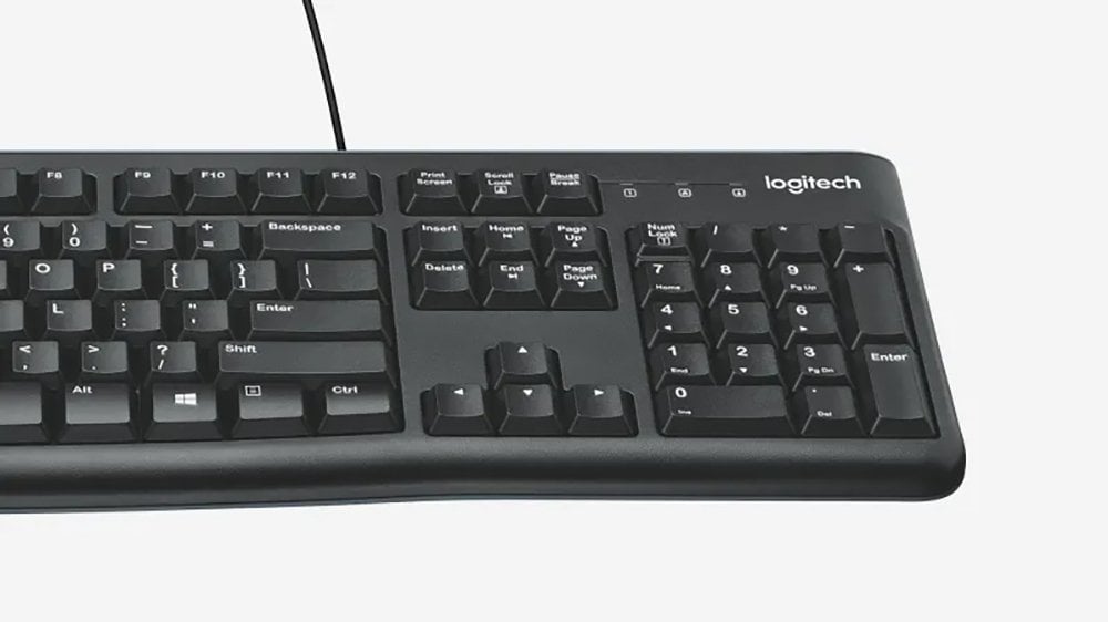 Logitech MK120 Usb Q Siyah Kablolu Klavye + Mouse Set