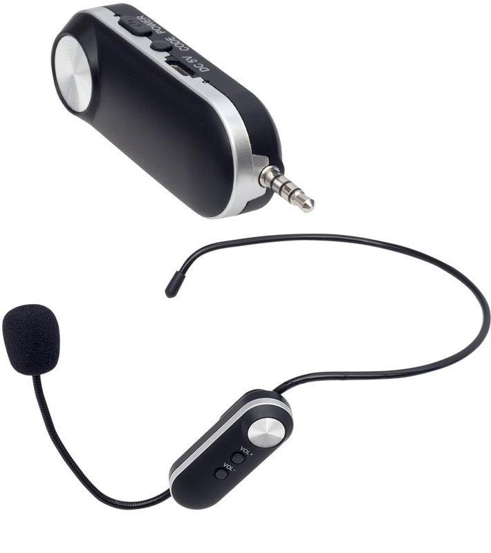 Magicvoice MV-1306H 1 Headset Şarjlı Kablosuz Uhf Telsiz Mikrofon