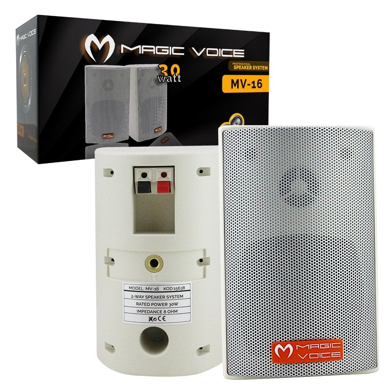 Magicvoice MV-16 7.5 Cm 2 Yollu 30W Sütun Hoparlör