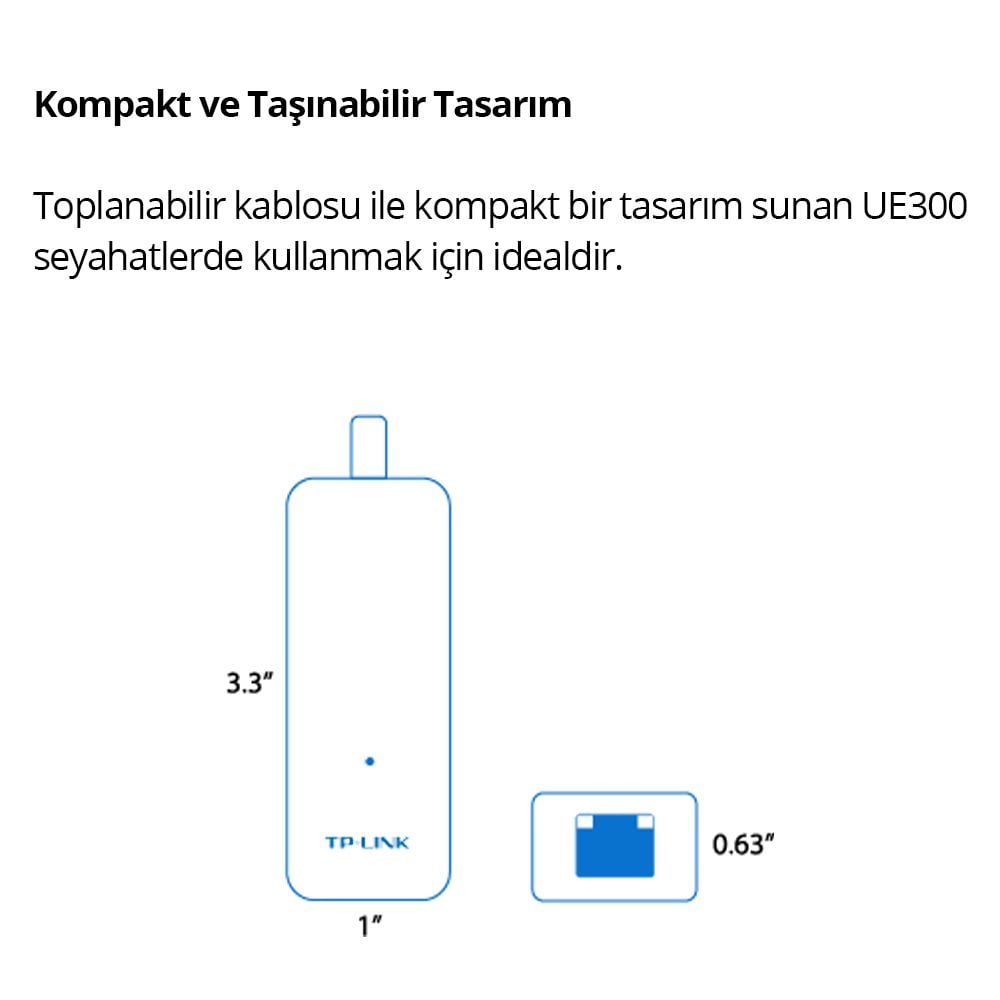 TP-Link UE300 Usb 3.0 Gigabit Ethernet Ağ Adaptörü