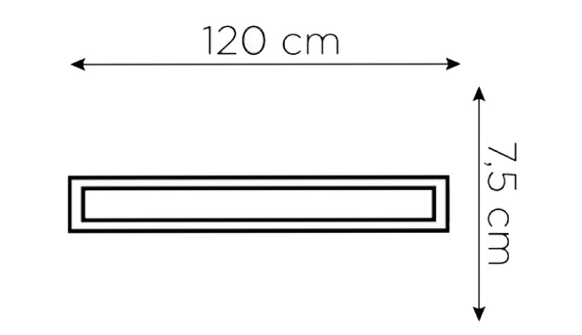 Zmr 120 Cm 40 Watt 6500K 220 Volt Led Bant Armatür 2'li Paket Beyaz