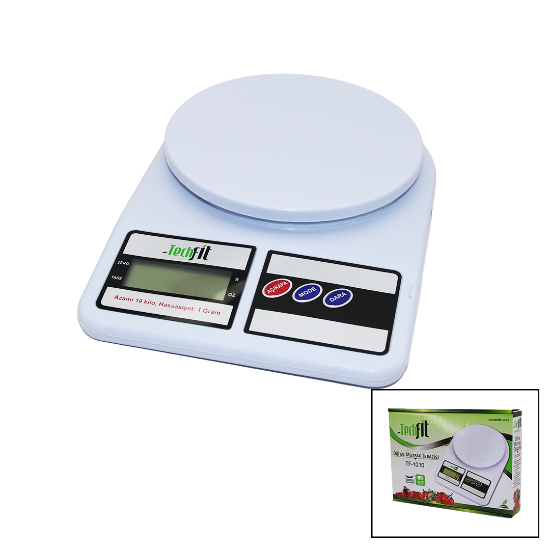 DİJİTAL MUTFAK TERAZİSİ TARTI 10KG TF-1010 (4401)
