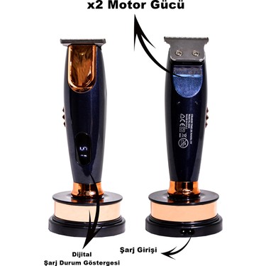 Go İthalat Di̇ji̇tal G&ouml;stergeli̇ Profesyonel Tıraş Maki̇nesi̇ (4457)