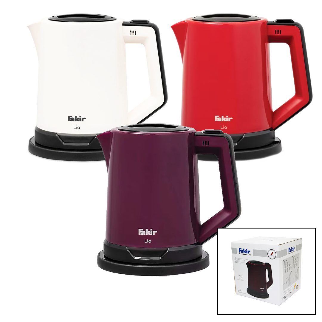 FAKİR LIA RENKLİ PLASTİK KETTLE SU ISITICISI 1.8LT 2000-2400W LİA (4401)