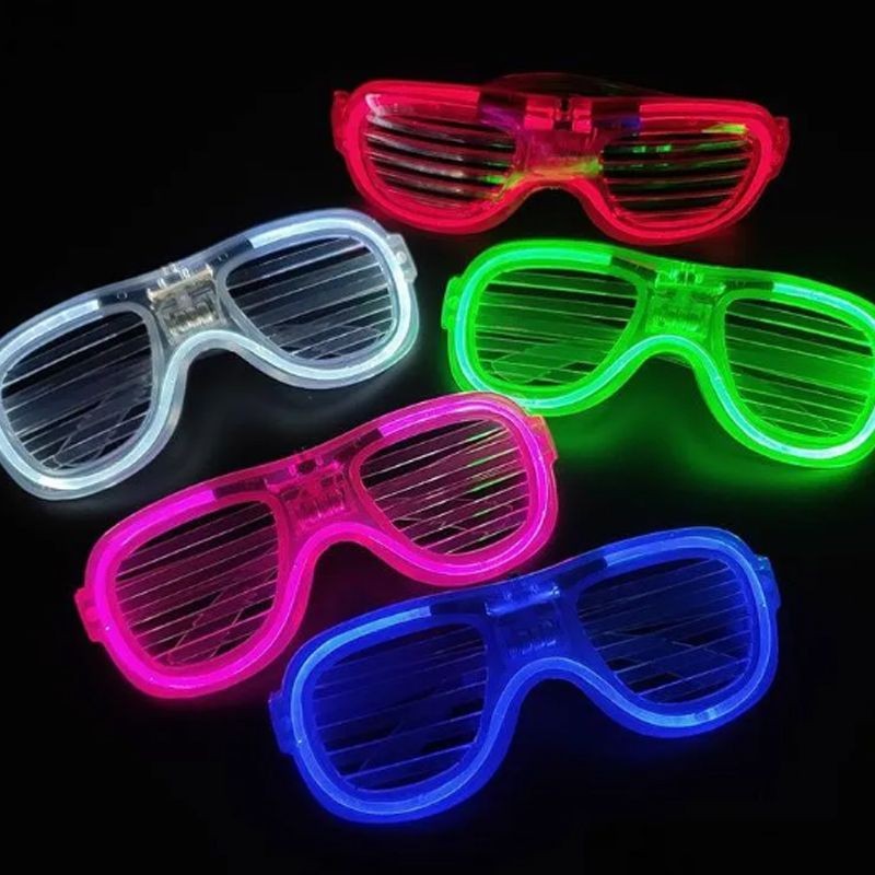 Glow Model Led Işıklı Parti Gözlüğü - yan görünüm