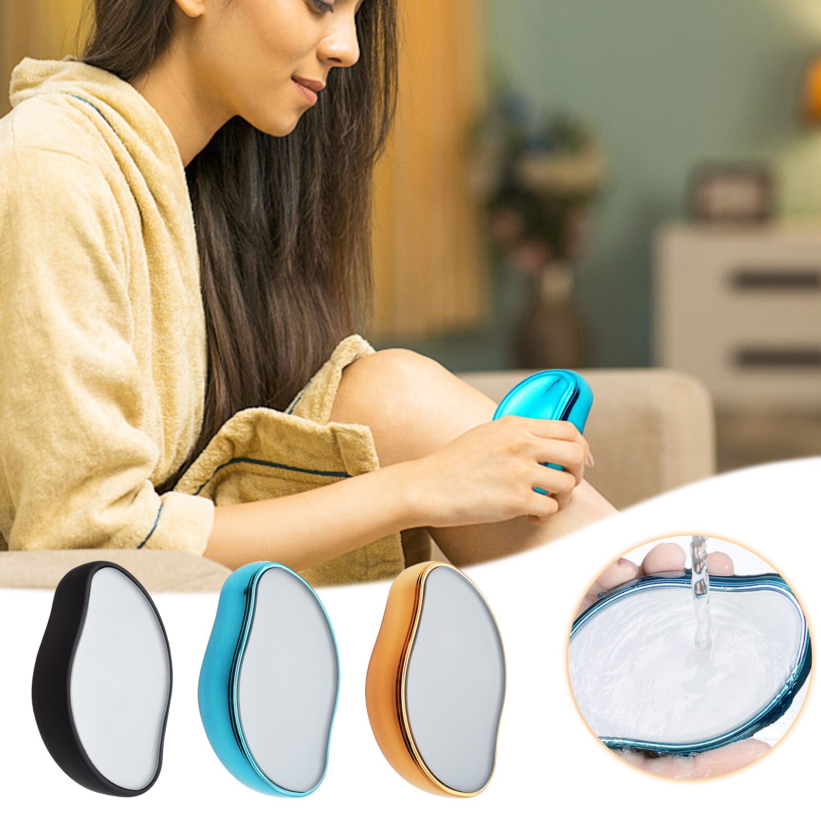 Kristal Epilatör Crystal Eraser Epilasyon Tüy Dökücü (4401)