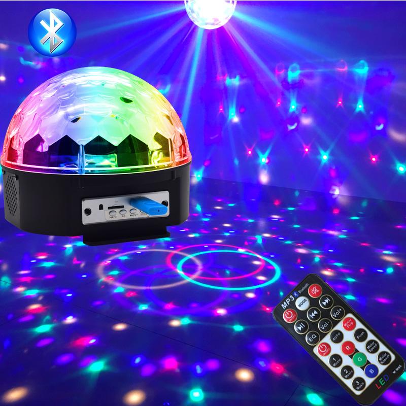 Küre Disko Topu Müzik Çalar Renkli Lazer Işıklı Bluetooth (4401)