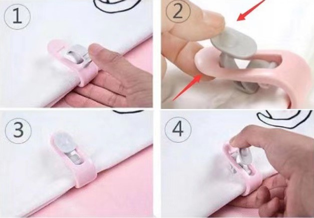 Go İthalat Mandallı Yorgan Sabi̇tleme Kli̇psi̇ 10 Adet (4457)