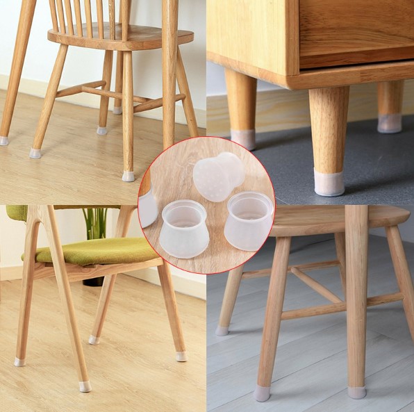 Go İthalat Masa Ve Sandalye Ayak Koruyucu Si̇li̇kon 12 Adet (4457)