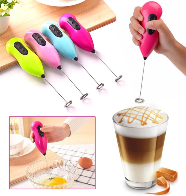 Mini Pilli Karıştırıcı ve Köpürtücü El Mikseri (4401)