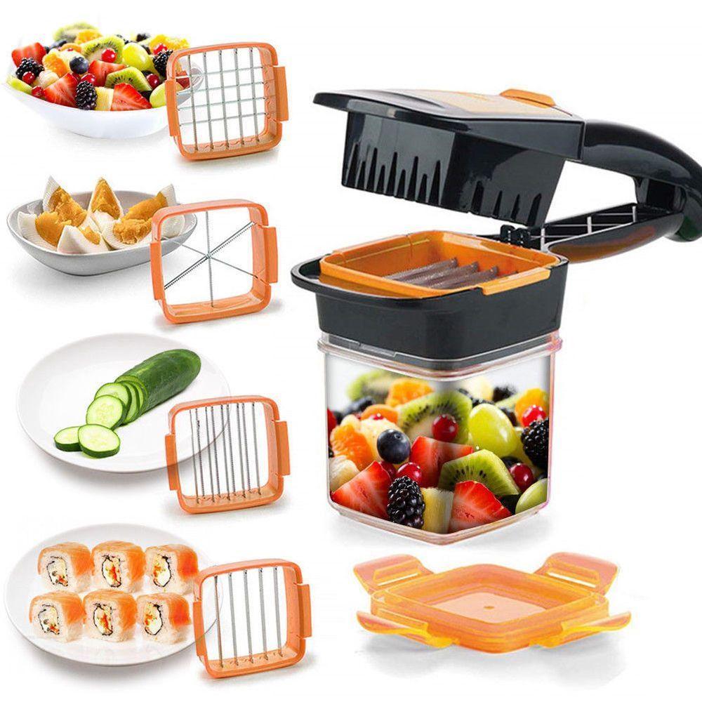 Nicer Dicer Quick 5 In 1 Pratik Hazneli Sebze Meyve Doğrayıcı Dilimleme Aleti (4401)