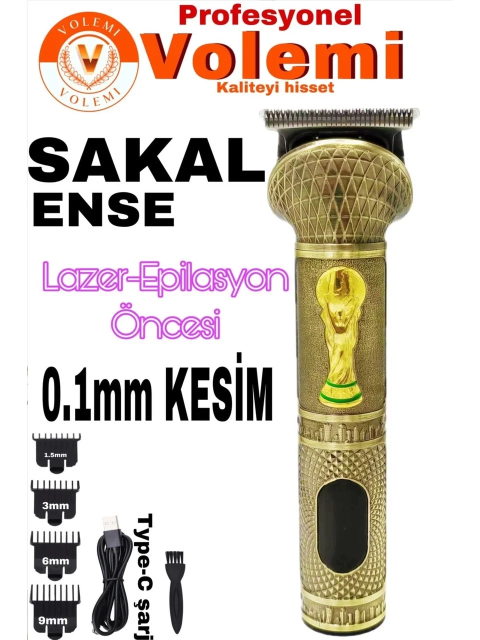 Go İthalat Profesyonel Tıraş Maki̇nesi̇ V-0091 (4457)