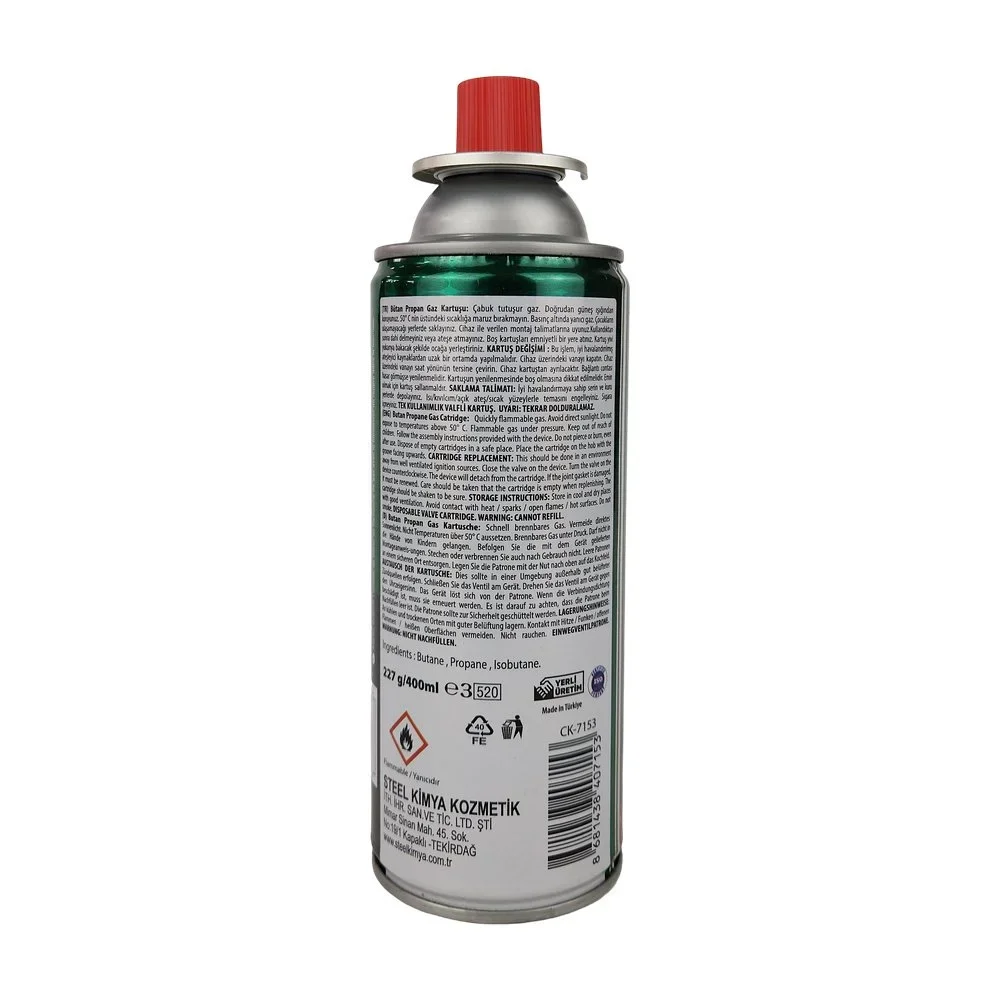 ANKAVERSE® Pürmüz Gaz Yedek 400 Ml - Görsel 3