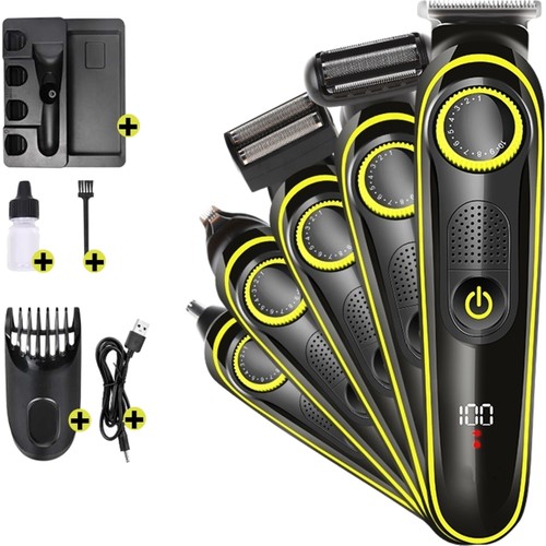 Go İthalat Sa&ccedil; & Sakal Şeki̇llendi̇ri̇ci̇ Tıraş Maki̇nesi̇ Erkek Bakım Seti̇ 5 İn 1 Ulti̇mate (4457)