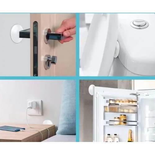 Go İthalat Şeffaf Si̇li̇kon Mobi̇lya Ve Kapı Durdurucu Darbe Pedi̇ 6 Lı (4457)