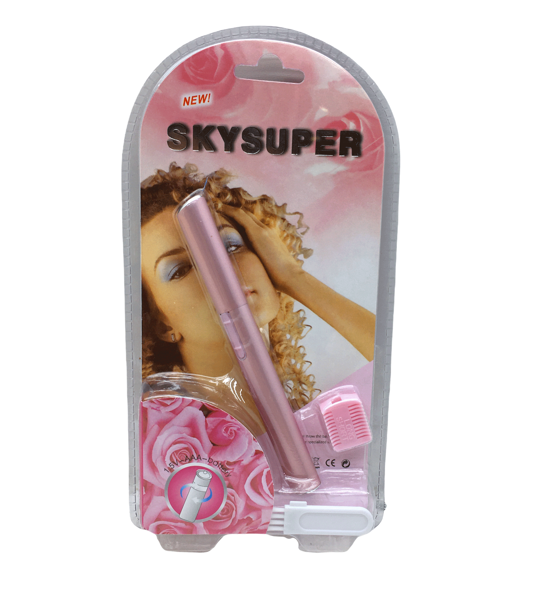 SKYSUPER PEMBE PİLLİ YANAK KIL ALMA MAKİNASI (4401)
