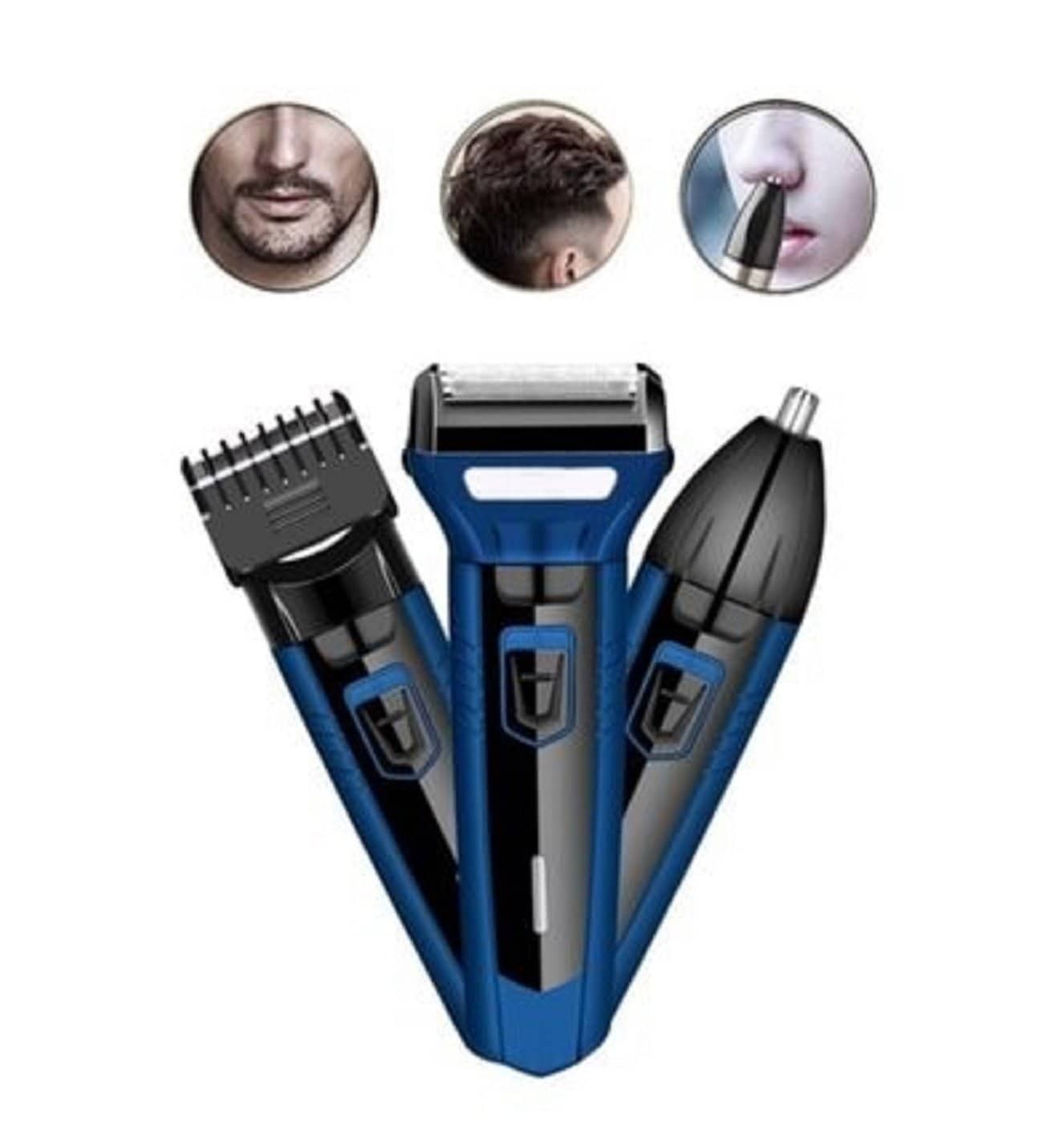 Go İthalat Tıraş Maki̇nesi̇ Sa&ccedil; Sakal Kesme Maki̇nesi̇ 3İn1 (4457)