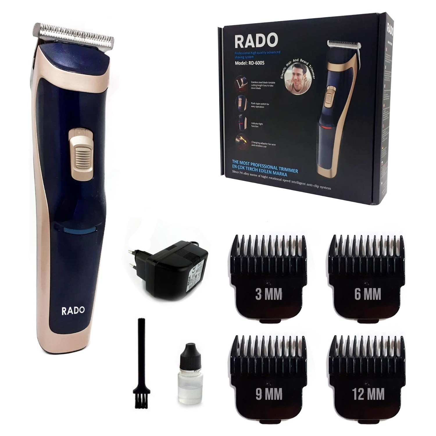 Go İthalat Tr-650 Profesyonel Sa&ccedil; Sakal Tıraş Maki̇nesi̇ (4457)