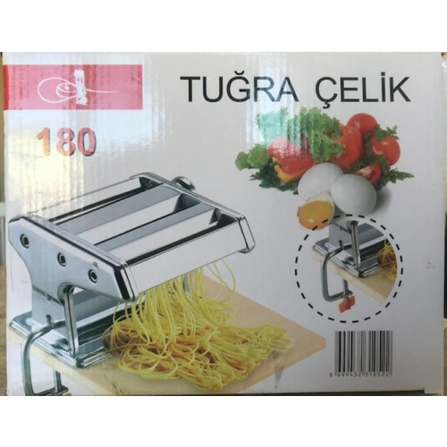 ANKAVERSE® Tuğra Çelik makarna makinesi - yan görünüş