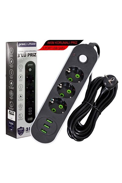 USB Akım Korumalı Priz (4401)