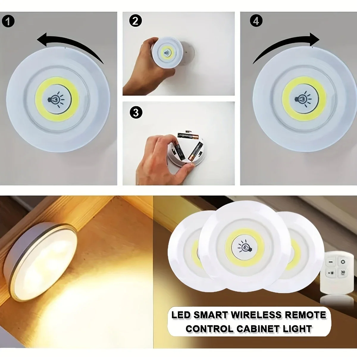 ANKAVERSE Uzaktan Kumandalı 3'lü Led Spot - Görsel 3