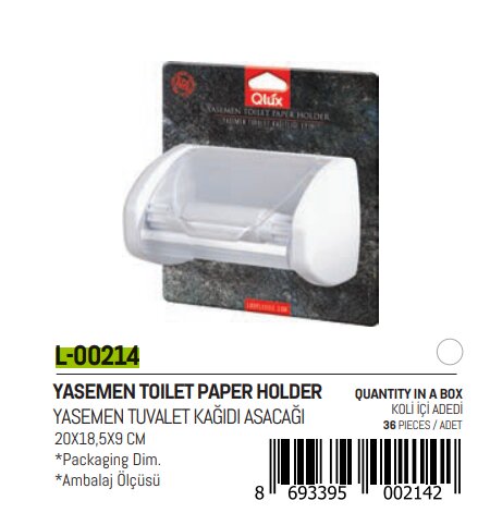 ANKAVERSE® Yasemen Kapaklı WC Kağıtlık ürün detayı