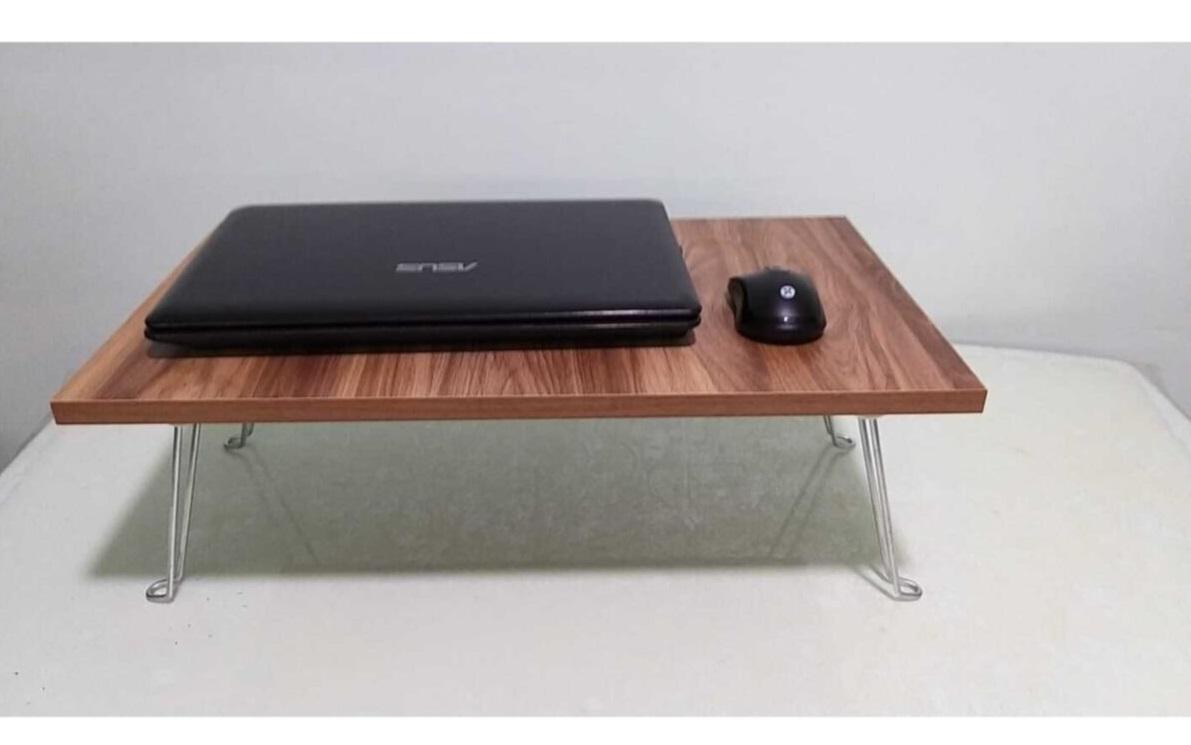 Katlanır Laptop Çalışma Kahvaltı Sehpası Yatak