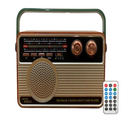 506B Dekoratif Eskitme Nostalji Uzaktan Kumandalı Radyo Usb/Aux/Hafıza Kartı/Bluetooth/Şarjlı
