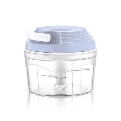 İpli Çekmeli Pratik Meyve Sebze Doğrayıcı 2 Bıçaklı El Blender