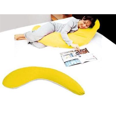 Yarım Boy Sarı Renk Destekli Ergonomik Hamile ve Uyku Yastığı